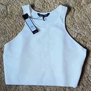 Crop BCBG Top in Off White